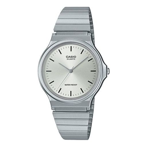 CASIOQuartz Waterproof Mens Silver Analog