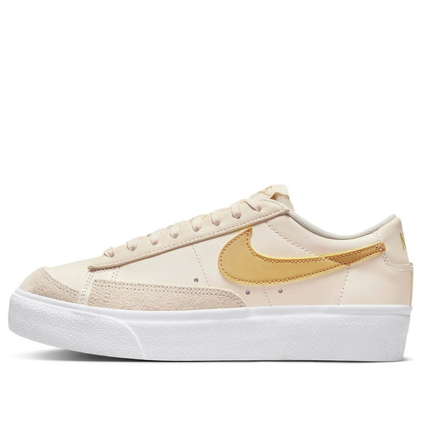 Nike(WMNS)  Blazer Low Platform 'Pale Ivory Saturn Gold'