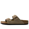 BirkenstockArizona Soft Footbed Suede Leather 'Taupe'