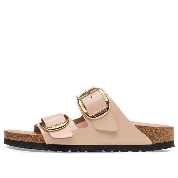 Birkenstock(WMNS)  Arizona Big Buckle Nubuk Leather Narrow Fit 'Soft Pink'