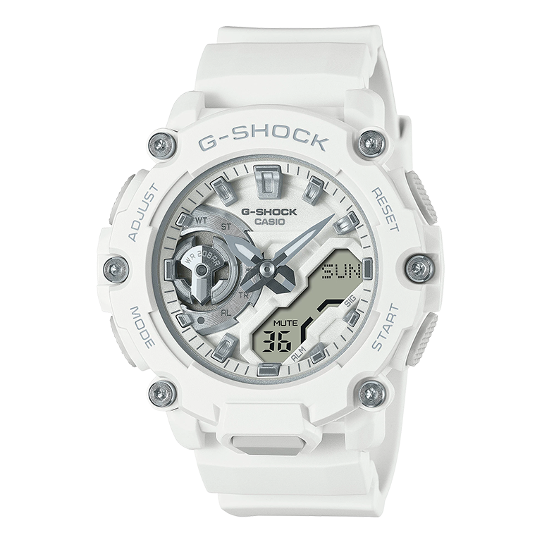 CASIOG-Shock Analog-Digital 'White'