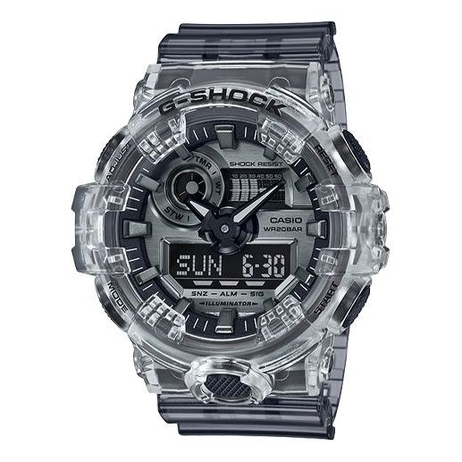 CASIOG-Shock Analog-Digital Translucent Grey'