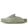 BirkenstockBoston Soft Footbed Suede Leather Sandals 'Faded Khaki'