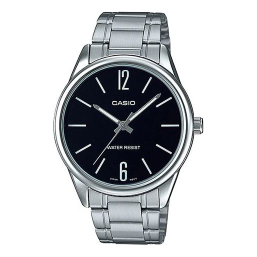 CASIOQuartz Stainless Steel Strap Waterproof Mens Silver Analog