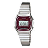 CASIOWaterproof Mens Wine Red Digital