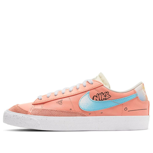 Nike(WMNS)  Blazer Low '77 Doodle Yuanyang Swoosh For Pink