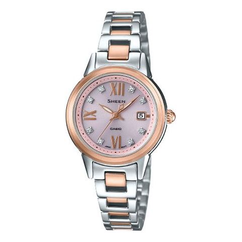 CASIOSHEEN Solar Powered Quartz Waterproof Sapphire Crystal