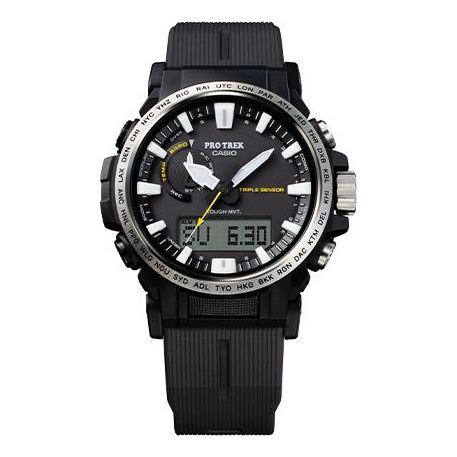CASIOCasio Pro Trek Classic Outdoor Analog-Digital Watch 'Black Silver'
