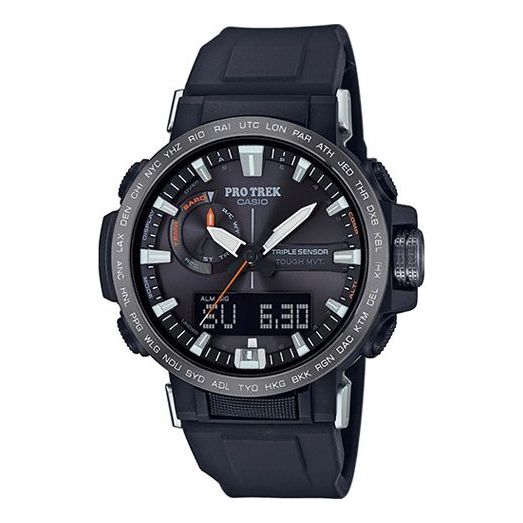 CASIOWaterproof Sports Shockproof Solar Powered Mens Black Digital