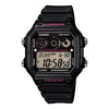 CASIOWaterproof Sports Shockproof Mens Black Digital