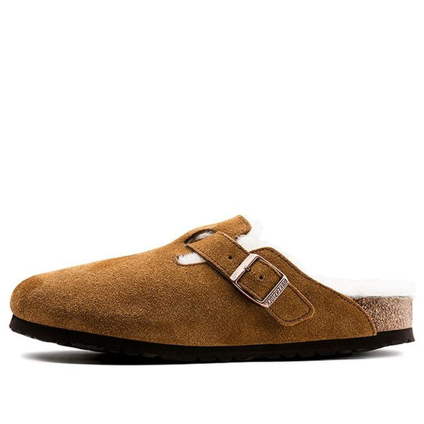 BirkenstockBoston Fur Regular 'Suede Mink'