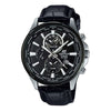 CASIOQuartz Waterproof EDIFICE Sapphire Crystal Solar Powered Mens Black Analog