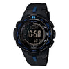 CASIOPROTREK Light Energy Electric Wave Mountain Waterproof Sports Solar Powered Mens Black Digital