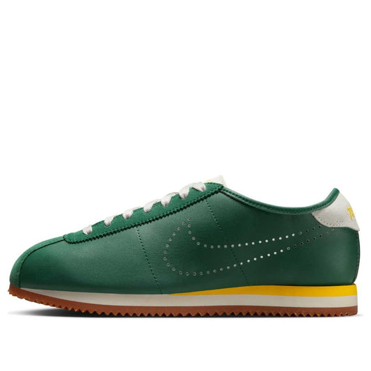 Nike(WMNS)  Cortez Leather 'Gorge Green Amarillo Gum'