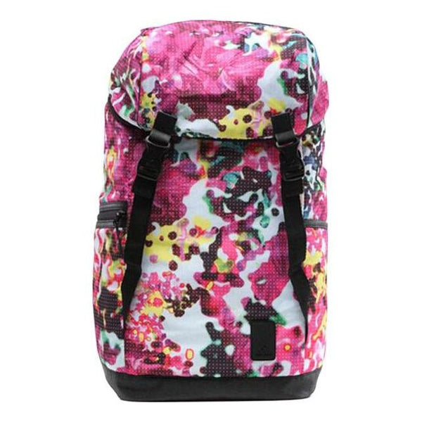 adidasGraffiti Printed Backpack 'Pink Black'