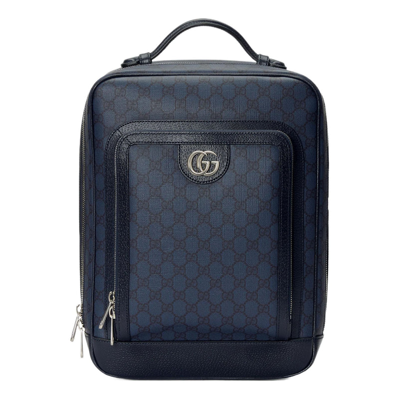GucciMini GG Canvas Medium Backpack 'Blue Black'