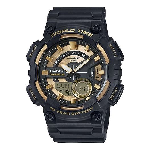 CASIOG Shock Quartz Sports Mens Black Analog