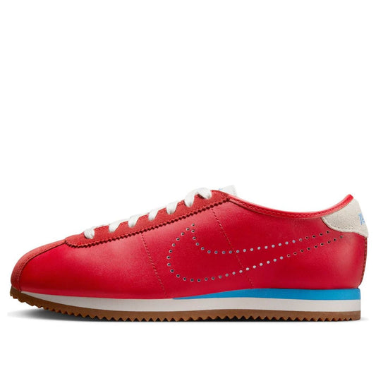 Nike(WMNS)  Cortez Leather 'University Red Blue Perforated Swoosh'