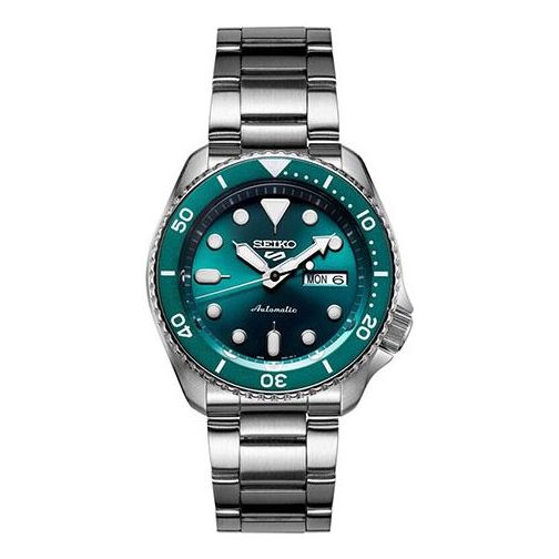 SEIKO5 Sport 42.5mm Mechanical Silver/Green