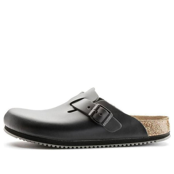 BirkenstockBoston Super Grip Natural Leather 'Black'