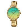 CASIOSHEEN Universe Starry Sky Subject Stylish Simplicity Thin And Light Watch Gradient Gold Analog