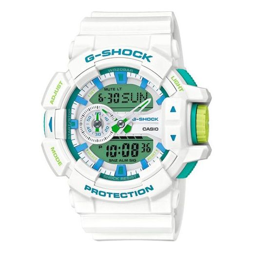CASIOG-Shock Analog-Digital 'White'
