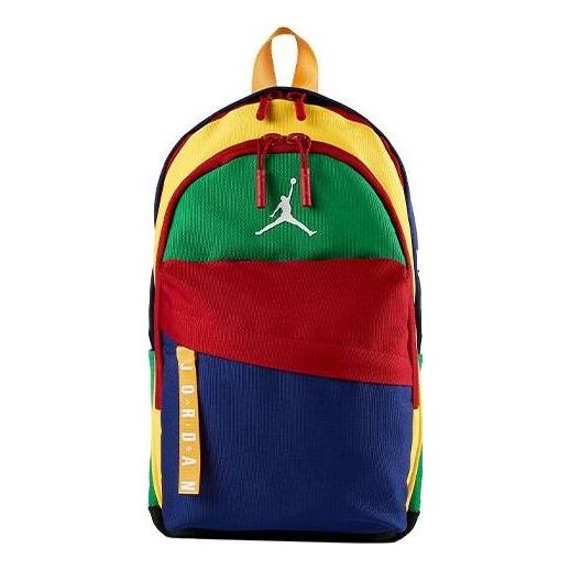 Air JordanLogo Jumpman Backpack 'Blue Green Red Yellow'