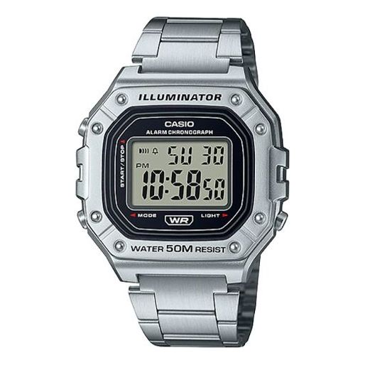 CASIOMen's YOUTH Digital Multi Function Wrist Waterproof Mens Silver Analog