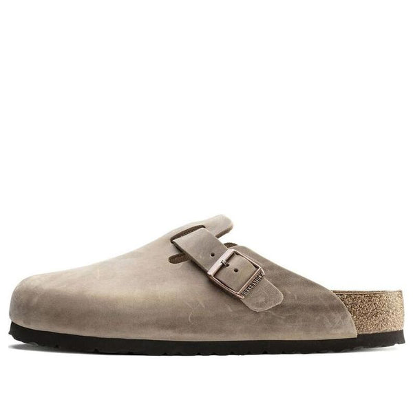 BirkenstockBoston Soft Footbed Regular 'Oiled Leather Tobacco Brown'
