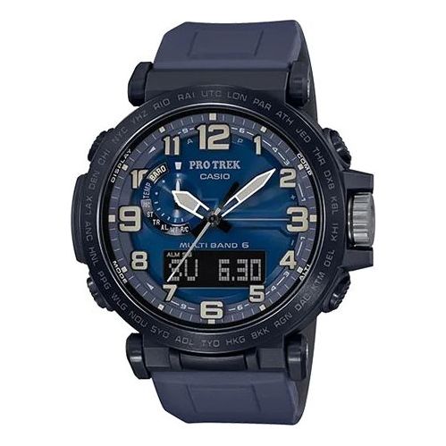 CASIOWaterproof Sports Shockproof Solar Powered Quartz Mens Blue Analog