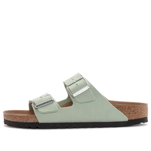 Birkenstock(WMNS)  Arizona Vegan Synthetik Narrow Fit 'Soft Birki Vegan Matcha'