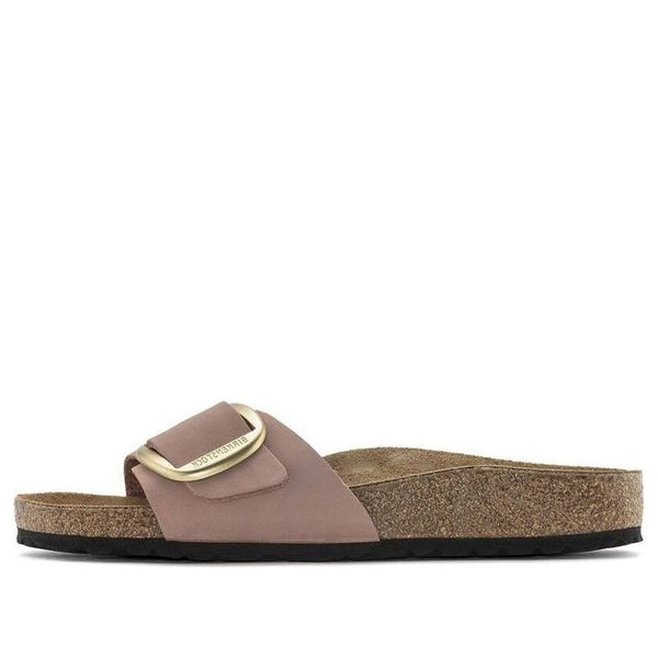 Birkenstock(WMNS)  Madrid Big Buckle Nubuck Leather Narrow Fit Sandals 'Old Rose'