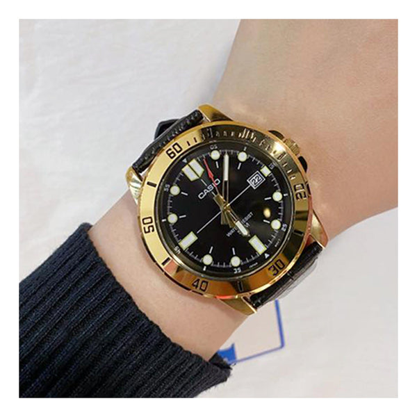 CASIOMale DRESS Japan / South Korea Fashion Mens Gold Analog
