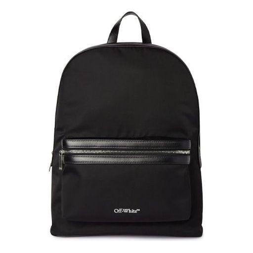 Off-WhiteCore Round Logo Print Backpack 'Black'