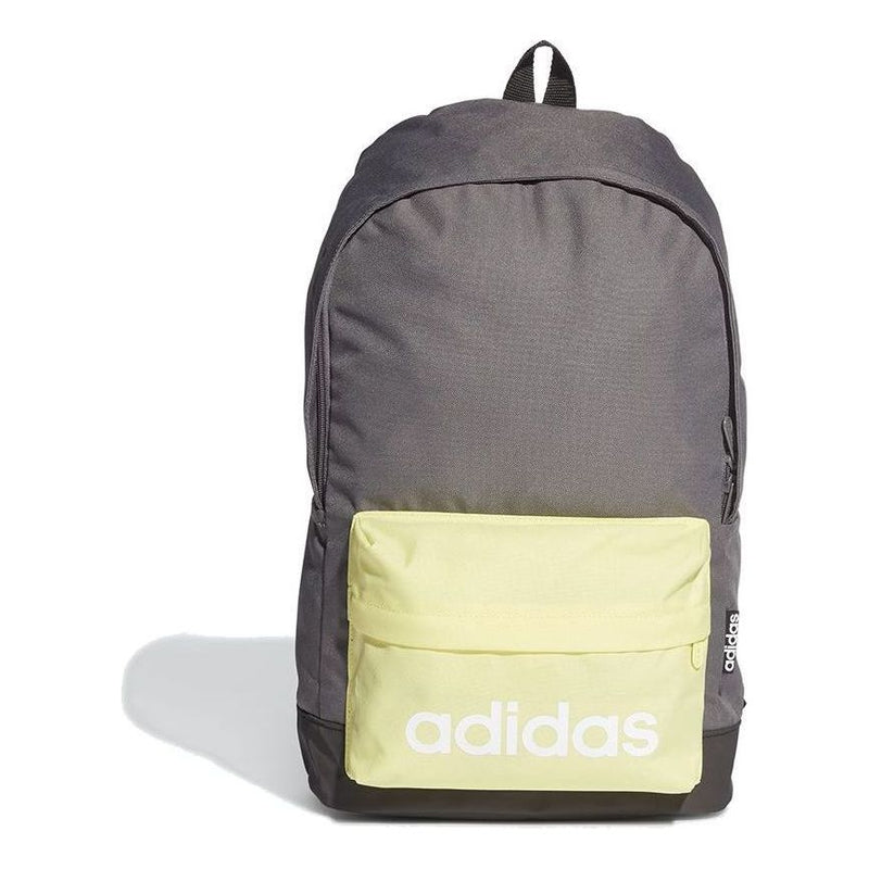 adidasExtra Large Classic Backpack 'Grey Yellow'