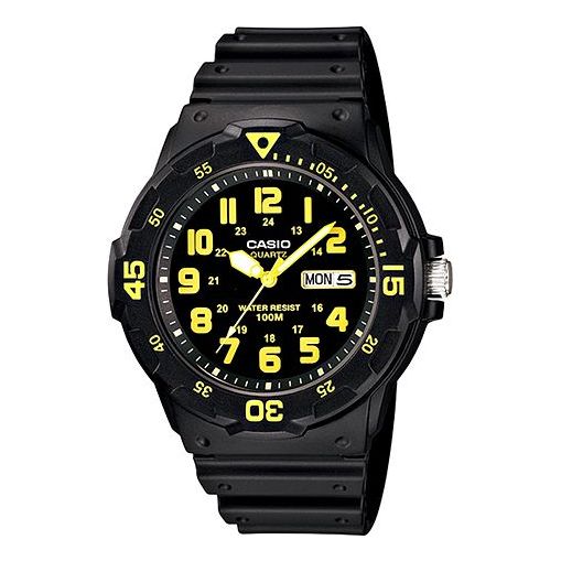 CASIOWaterproof Sports Quartz Mens Black Analog