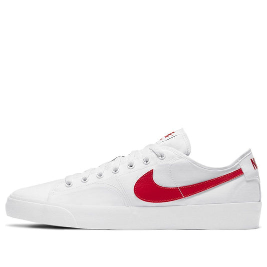 NikeBlazer Court SB 'White University Red'