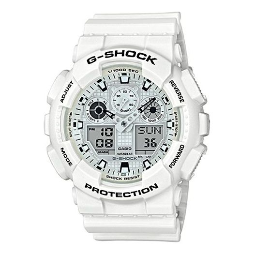 CASIOG-Shock Analog-Digital 'White'