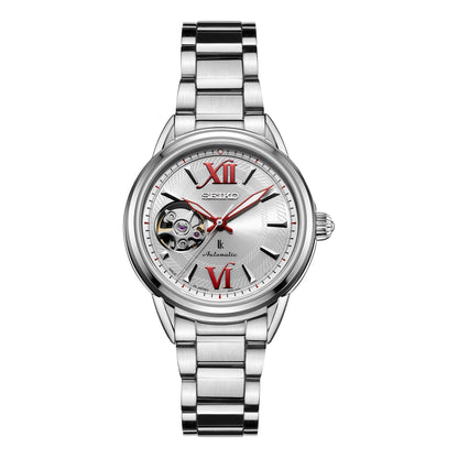 SEIKOMinimalistic Japan Hollow Out Mechanical Silver