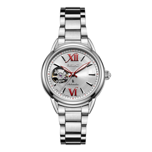 SEIKOMinimalistic Japan Hollow Out Mechanical Silver
