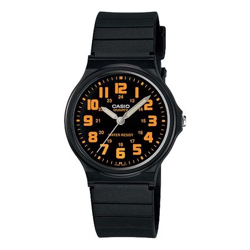 CASIOWaterproof Quartz Mens Black Analog