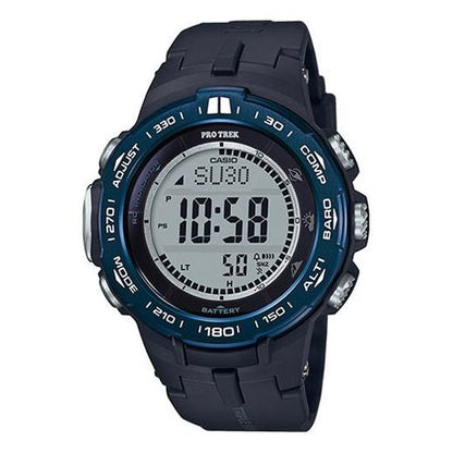 CASIOWaterproof Sports Shockproof Solar Powered Mens Black Digital