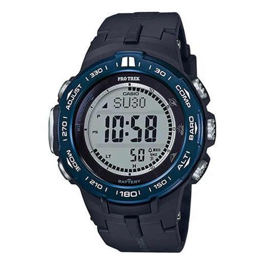CASIOWaterproof Sports Shockproof Solar Powered Mens Black Digital