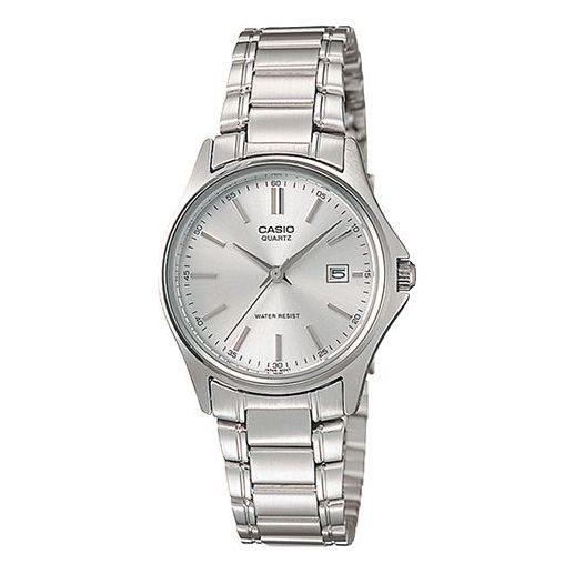 CASIOWaterproof Quartz Stainless Steel Strap Silver Analog