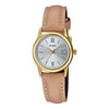 CASIOFemale DRESS Japan / South Korea Fashion Waterproof Brown Analog