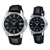 CASIOCouple Quartz Waterproof Unisex Mens Black Analog