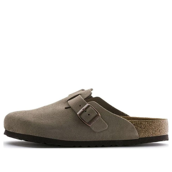 Birkenstock(WMNS)  Boston Soft Footbed Suede 'Taupe'
