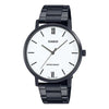CASIOCasio Dress Classic Minimalistic Analog Steel Strap Watch 'Black White'
