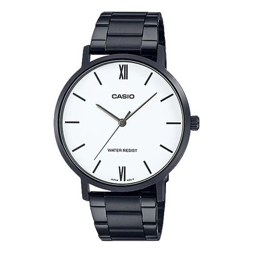 CASIOCasio Dress Classic Minimalistic Analog Steel Strap Watch 'Black White'