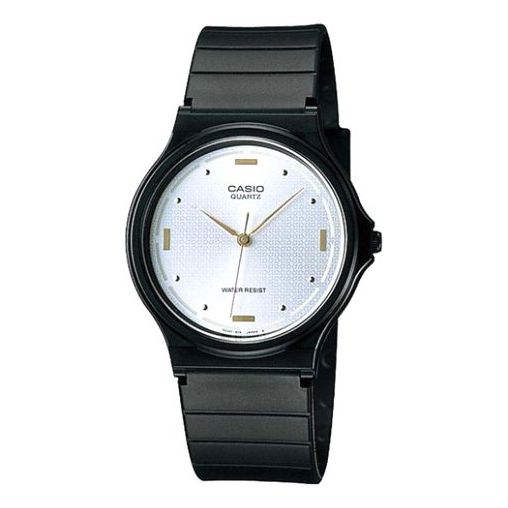 CASIOQuartz Waterproof Unisex Mens Black Analog